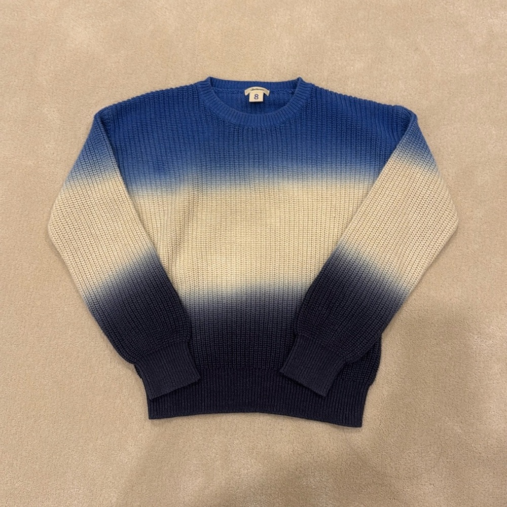 Bellerose 8 year old boy gradient sweater in great condition
